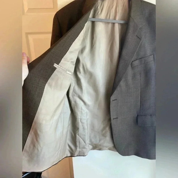 Lauren Ralph Lauren Vintage Wool Suit Jacket Blazer Brown 48R Men’s Green Label - Picture 5 of 16